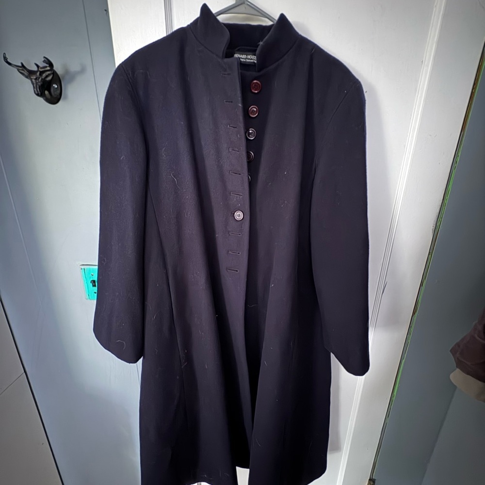 Elegant Black Trench Coat